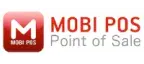 The logo for mobi pos point of sale that showcases its integrations.