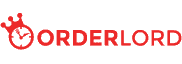 Orderlord logo integration on a black background.