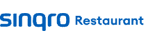 A simpo logo on a blue background.